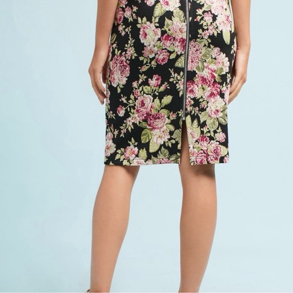 Maeve by Anthropologie floral jacquard pencil skirt Size XL - Picture 2 of 10
